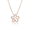 Floating Plumeria Pendant 13mm, Hawaiian Inspired  Pendant, PCP-0046/ RG