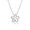 Floating Plumeria Pendant 13mm, Hawaiian Inspired  Pendant, PCP-0046/ WG