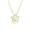 Floating Plumeria Pendant 13mm, Hawaiian Inspired  Pendant, PCP-0046/ YG