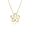 Floating Plumeria Pendant 15mm, Hawaiian Inspired  Pendant, PCP-0047/ YG