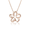 Floating Plumeria Pendant 18mm, Hawaiian Inspired  Pendant, PCP-0048/ RG