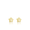 Floating Plumeria Stud Earrings 8mm, Hawaiian Inspired  Earrings, PCE-435-8