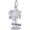Florida Palm Charm Silver - 10-4674