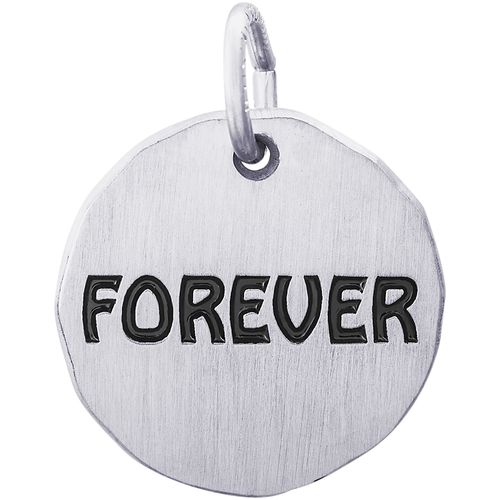 Forever Charm Tag - Sterling Silver - 10-1631-s