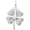 Four Leaf Clover Charm Silver - 10-1971
