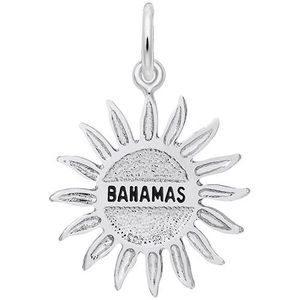 Bahamas Sun Large Charm  - 14K White Gold  - 10-6249-0-14KW
