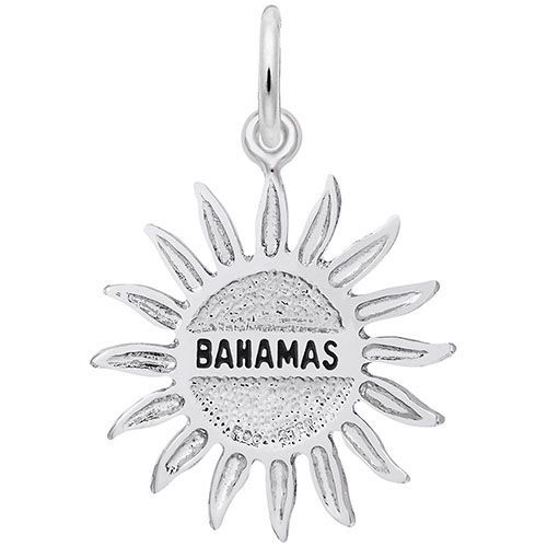 Bahamas Sun Large Charm  - Sterling Silver  - 10-6249-0-SS