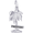 Freeport Palm Charm White Gold - 10-4667
