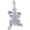 Frog Charm White Gold - 10-7768