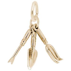 Garden Tools Charm 10K Gold - 10-3446-0-10K