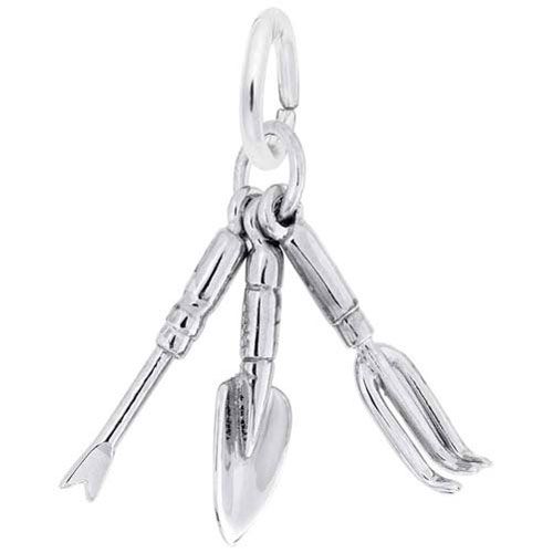 Garden Tools Charm Sterling Silver - 10-3446-0-SS
