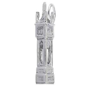 Gastown Clock Charm Sterling Silver - 10-4952-0-SS