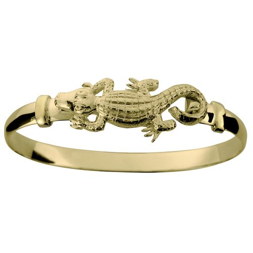 Gator Hook Bracelet - 14K Yellow Gold 6mm 7.0 Inch