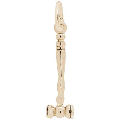 Gavel Charm Gold Plated - 10-558-0-GP