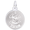 Gemini Charm 14K While Gold - 10-4585-0-14KW
