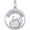 Georgia Savannah Peach Charm Silver - 10-3409