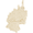 Germany Map Charm Gold Plated - 10-6549
