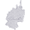 Germany Map Charm Silver - 10-6549