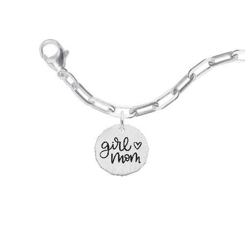 Girl Mom Bracelet Set - Sterling Silver - 27-1969-320-SS