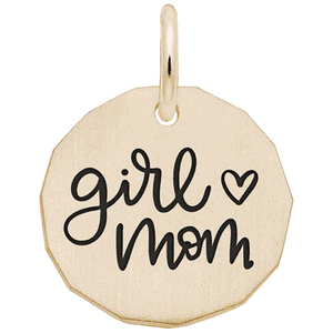 Girl Mom Charm Gold Plated - 10-1969-0-GP