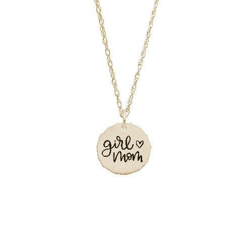 Girl Mom Necklace Set - Gold Plated - 29-1969-87-GP