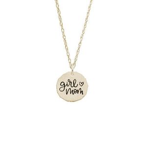 Girl Mom Necklace Set - Gold Plated - 29-1969-87-GP