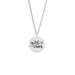Girl Mom Necklace Set - Sterling Silver - 29-1969-87-SS