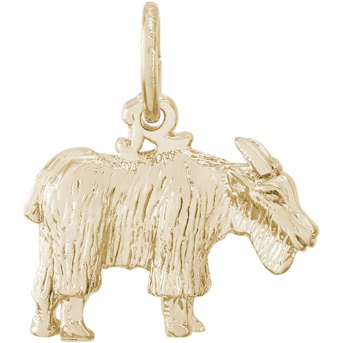 Goat Charm - 14K Gold - 10-1723-14kg