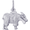 Goat Charm - Sterling Silver - 10-1723-s