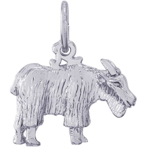 Goat Charm - Sterling Silver - 10-1723-s