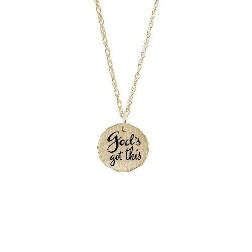 God's Got This Necklace Set - Gold Plated - 29-1951-87-GP