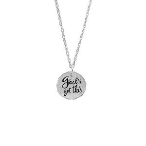 God's Got This Necklace Set - Sterling Silver - 29-1951-87-SS