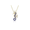 Gold Blue Sapphire Seahorse Pendant, Hawaiian Inspired  Pendant, SHP-36072/ BSD