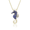 Gold Tail Blue Sapphire Seahorse Diamond Pendant, Hawaiian Inspired  Pendant, SHP-36071/BSD