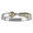 Golf Hook Bracelet - Sterling Silver & 14K Yellow Gold 8mm 7.0 Inch