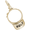 Golf Visor Charm-Gold Plated - 10-8116