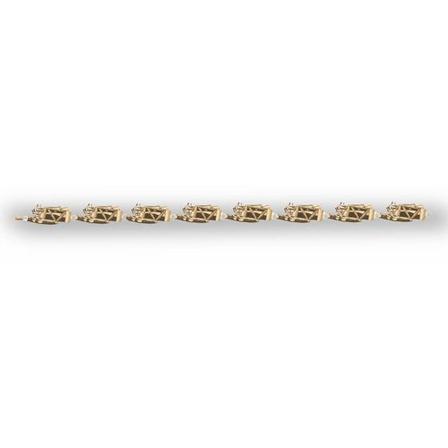 Golfbag Bracelet - 14K Yellow Gold