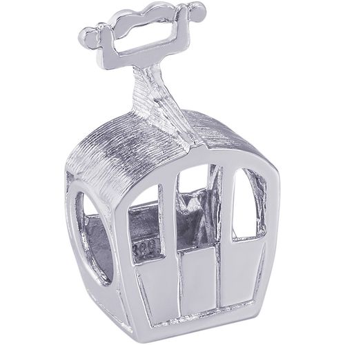 Gondola Bead Charm - Sterling Silver