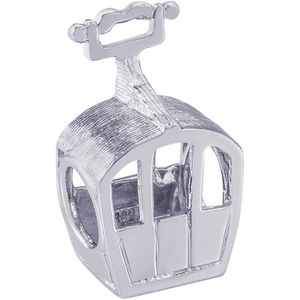 Gondola Bead Charm - Sterling Silver