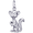 Gopher Charm Silver - 10-4986