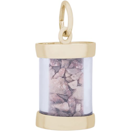 Gr. Cayman Sand Capsule Charm - 14K Gold