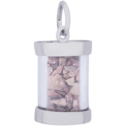 Gr. Cayman Sand Capsule Charm - Sterling Silver