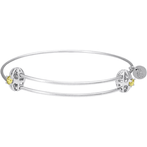 Graceful Bangle Bracelet - November Sterling Silver -20-518-11-ss