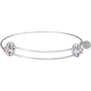 Graceful Bangle Bracelet - October Sterling Silver -20-518-10-ss