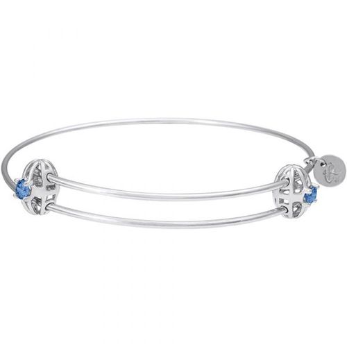 Graceful Bangle Bracelet - September Sterling Silver -20-518-9-ss