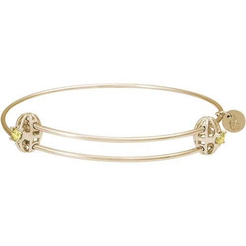 Graceful Bangle - November 14K Gold - 20-518-11-14K