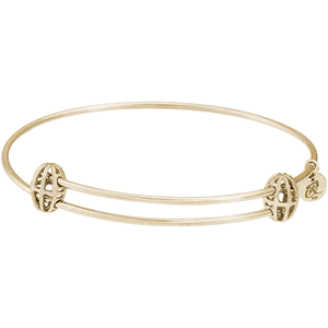 Graceful Bangle Rembrandt Charms 14K Gold - 20-516-7-14K