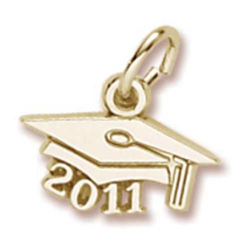 Grad Cap 2011 Charm - 10K Gold - 10-6741