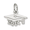 Grad Cap 2014 Charm - 14K White Gold - 10-6744-wg