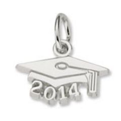 Grad Cap 2014 Charm - 10-6744